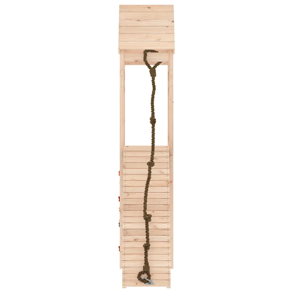 Casetta con Arrampicata in Legno Massello di Pino 3156919