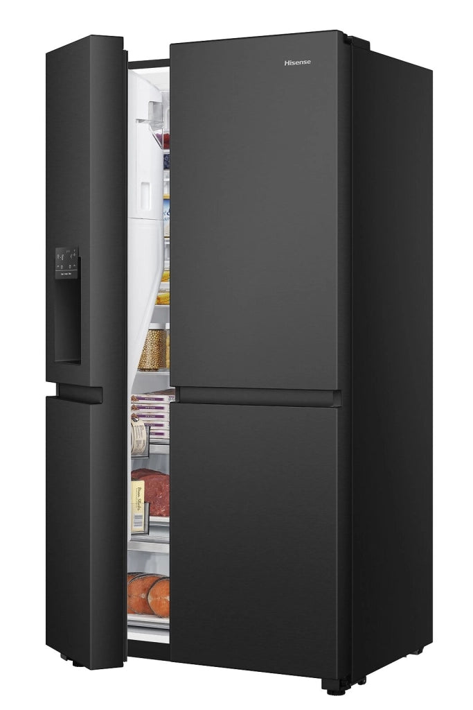 Hisense RS818N4TFE frigorifero side-by-side Libera installazione 632 L E Nero