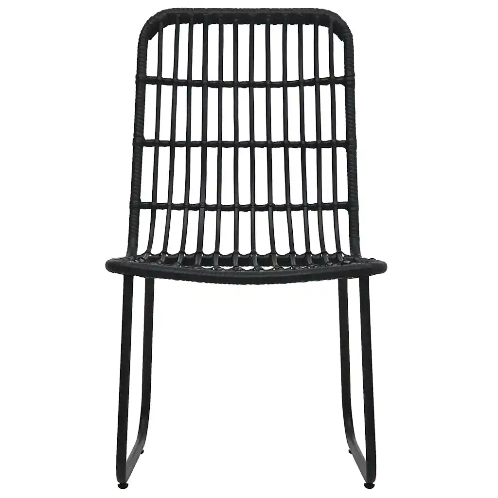 Set da Pranzo da Giardino 5 pz in Polyrattan e Vetro 3060250