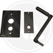 KIT MANIGLIA + PLACCA PER ARGANO A FUNE PER TAPPARELLA MM. 85X133H