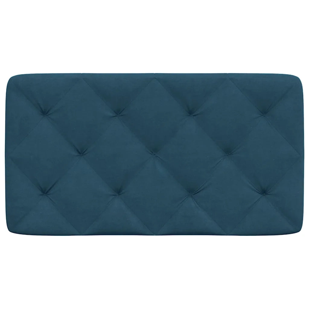 Cuscino Testiera Blu 80 cm in Velluto CFW5411077