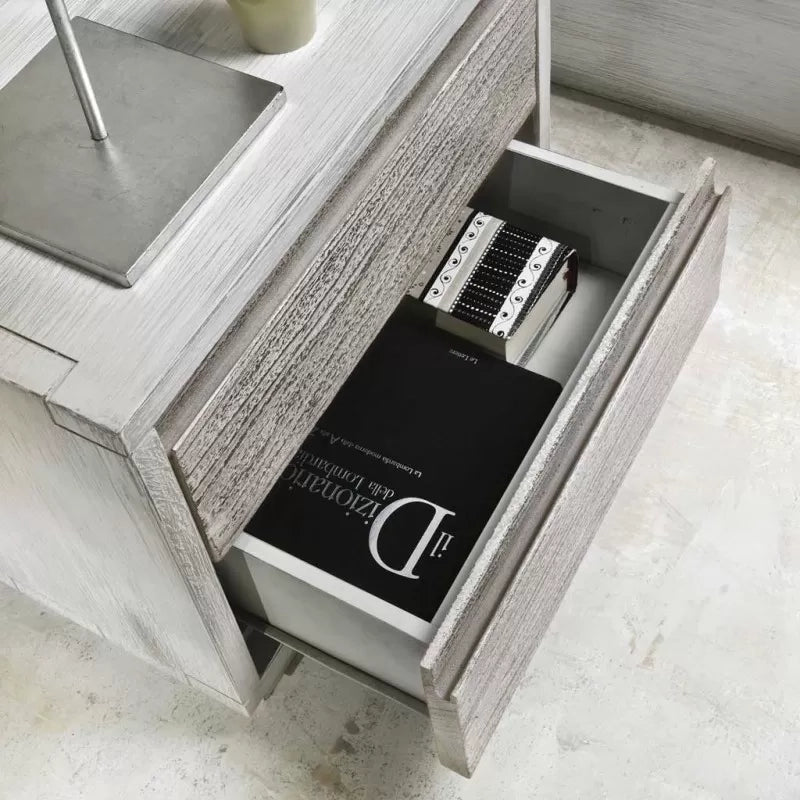 Armadio 2 porte shabby chic in legno l.120 p.60 h.220 - Mobili 2G