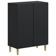 Mobiletto da Bagno ARNHEM Nero 59,5 x 31 x 80 cm 896616
