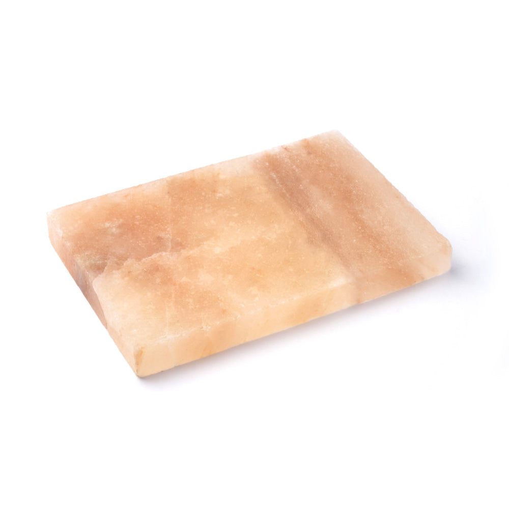 Piastra di Sale Rettangolare con Base Wengé Bisetti