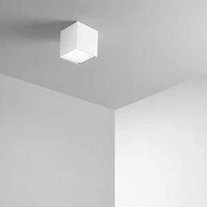 Plafoniera Moderna Tric Metallo Bianco Led 10W 3000K Ip20