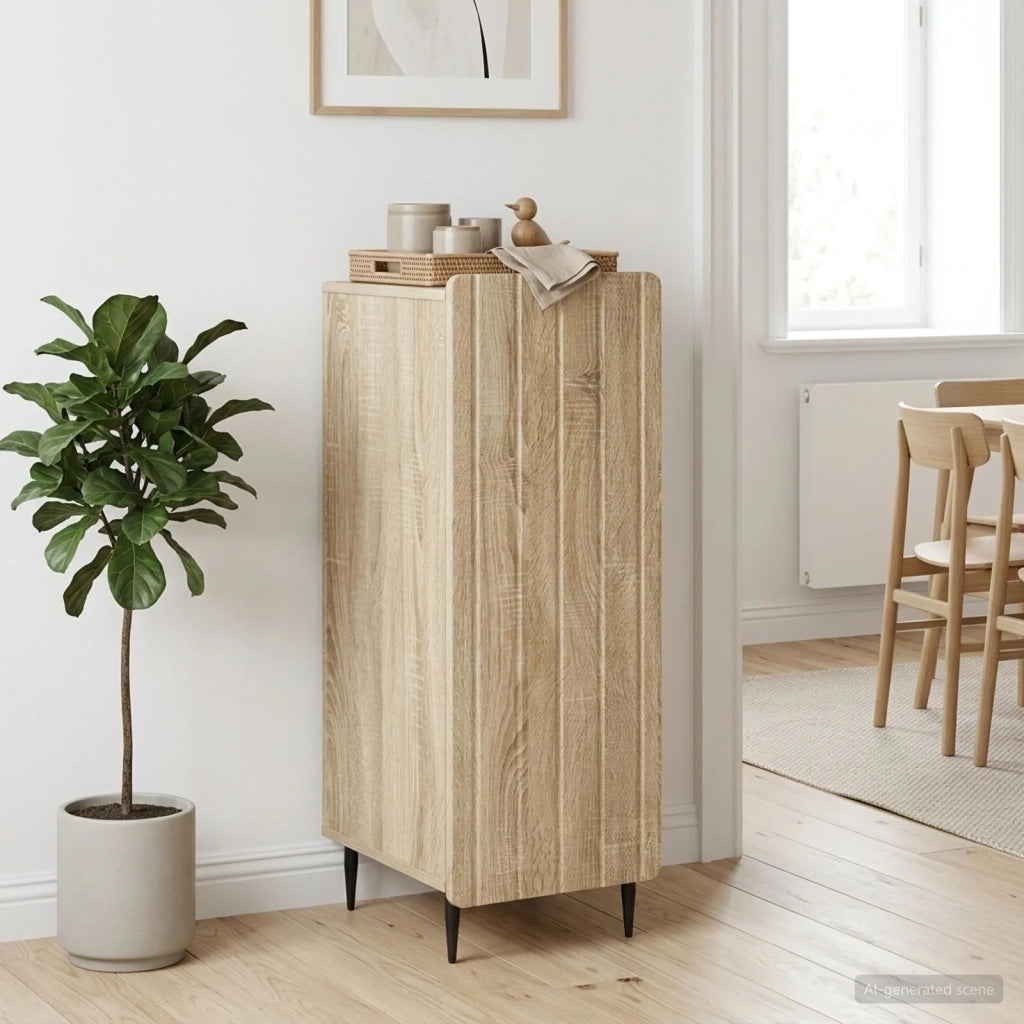 Credenza Rovere Sonoma 34,5 x 33 x 92 cm Legno ingegnerizzato 894367