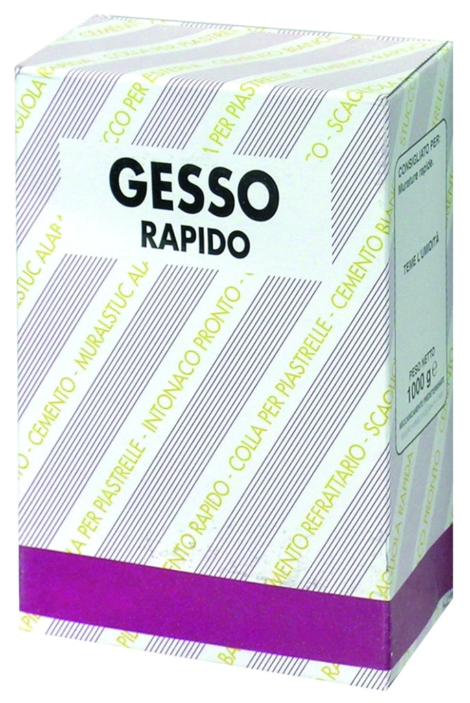 GESSO RAPIDO IN POLVERE  kg. 1 12.00 pz