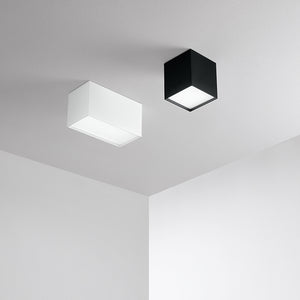 Plafoniera Moderna Tric Metallo Bianco Led 20W 3000K Ip20