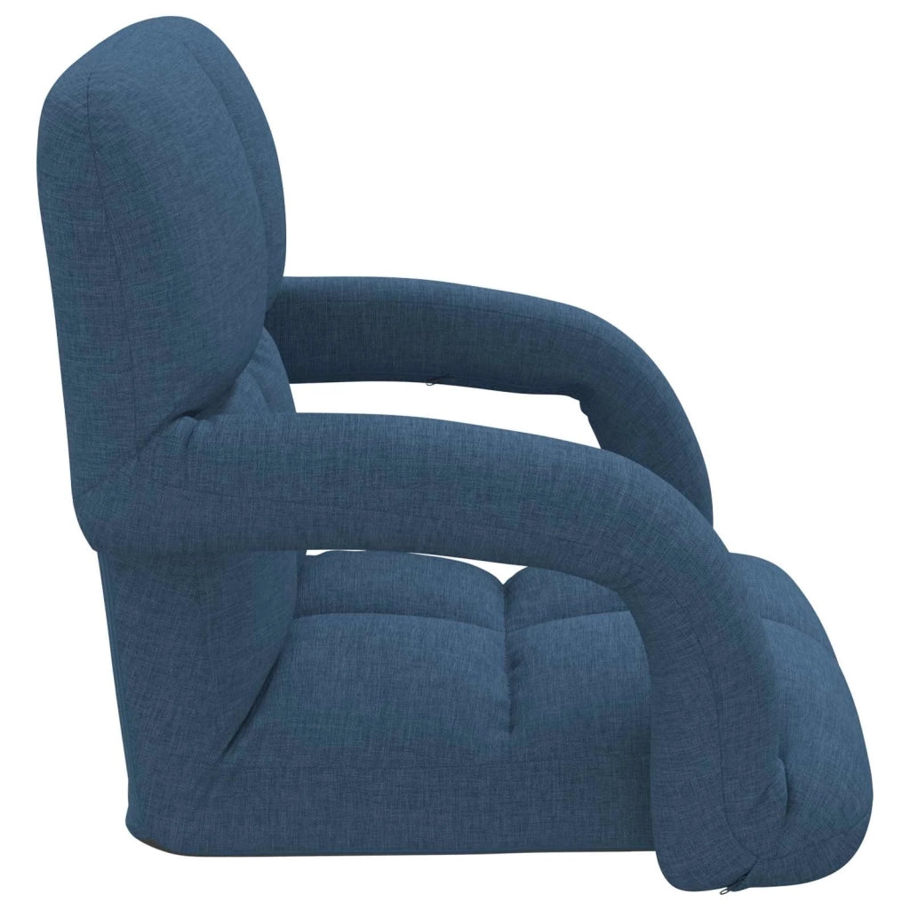 Sedia a pavimento regolabile Blu 58 x 62 x 58 cm Tessuto 42028131