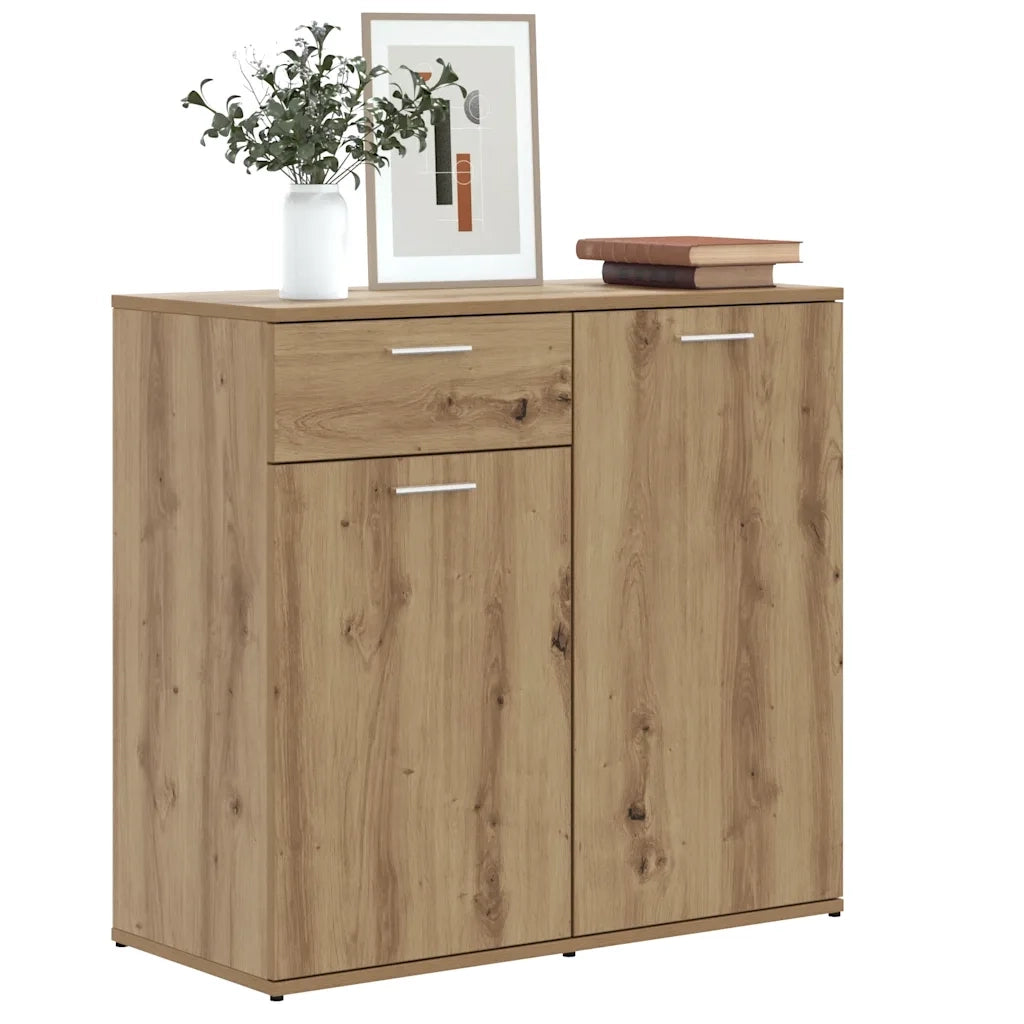 Credenza Rovere Artigianale 80x36x75 cm in Truciolato 856007