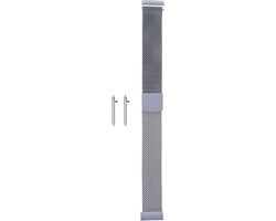 Cinturino orologio in acciaio inossidabile a maglia 14mm spazio grigio scuro | Cinturino regolabile magnetico con chiusura rapida