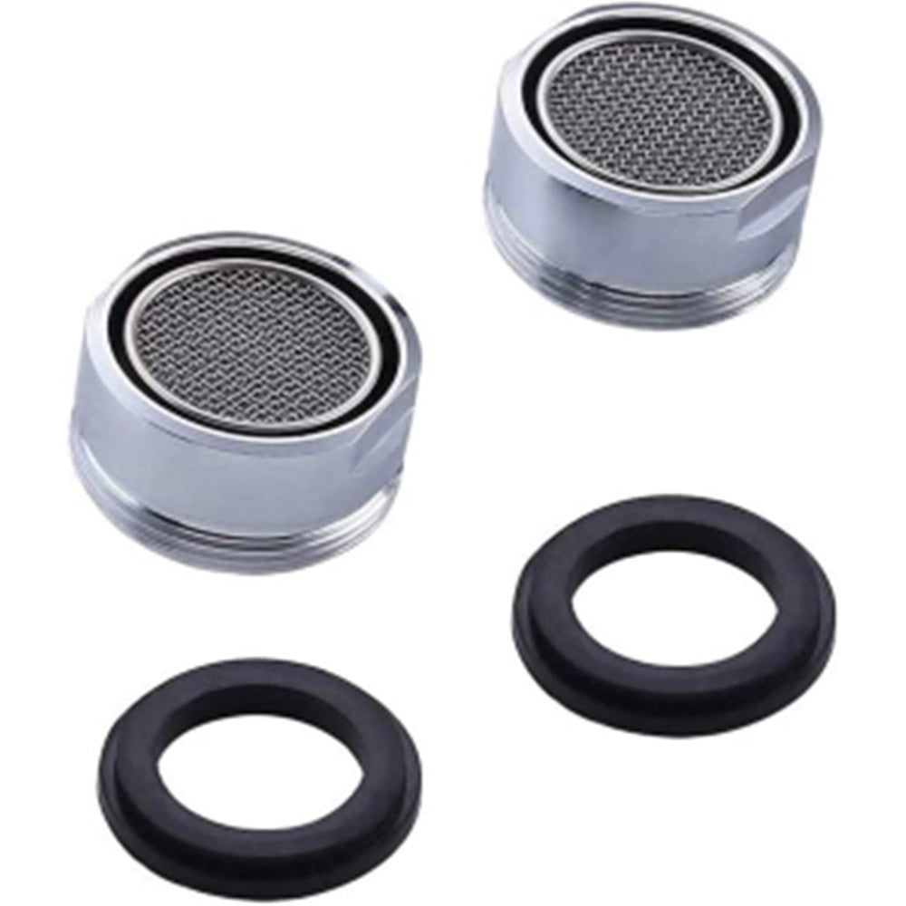 Trade Shop - Set 2pz Aeratore Rubinetti Filtro Rompigetto Lavandino Bagno Cucina M24 In Ottone 87994 -