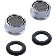 Trade Shop - Set 2pz Aeratore Rubinetti Filtro Rompigetto Lavandino Bagno Cucina M24 In Ottone 87994 -