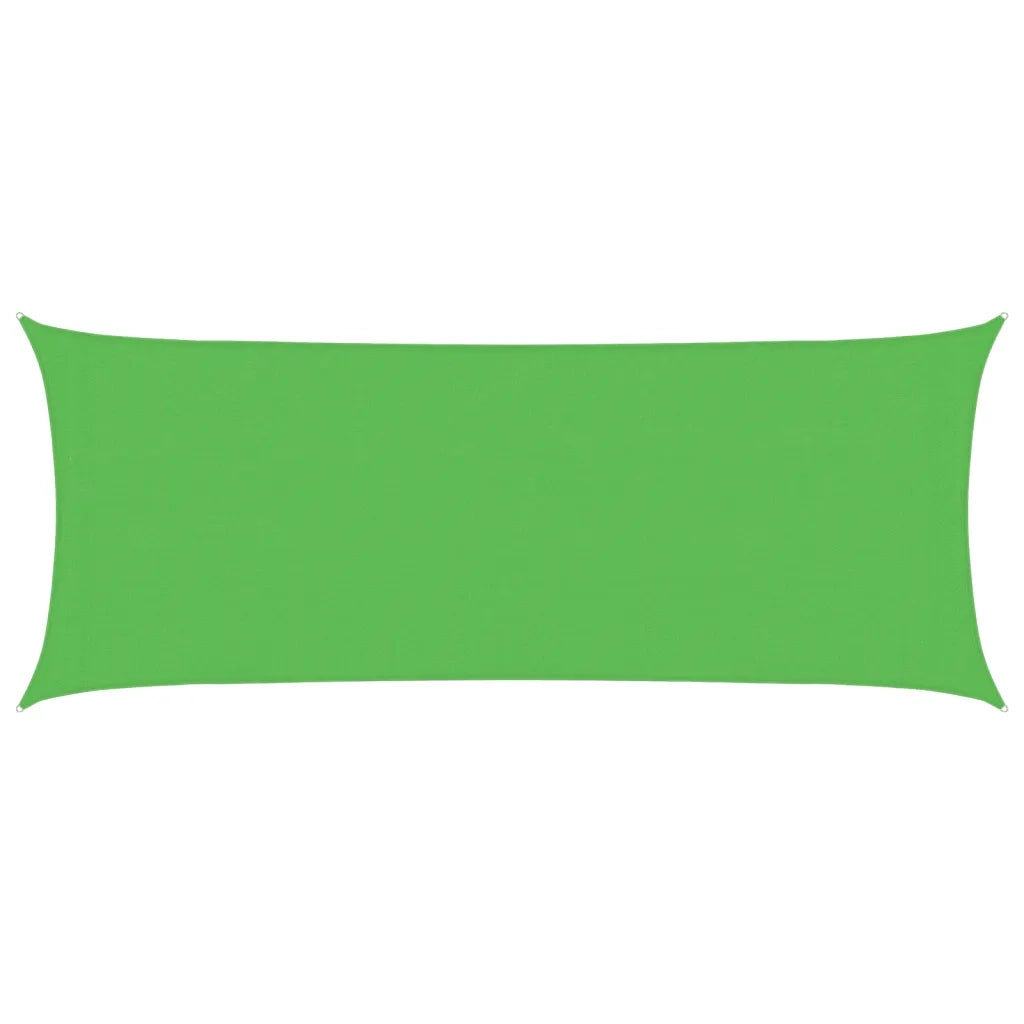 Vela Parasole-Telo Ombra-Vela Ombreggiante 160 g/m2 Verde Chiaro 2x4,5 m in HDPE
