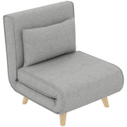 Poltrona reclinabile ¨C zephmum ¨C Tessuto grigio chiaro