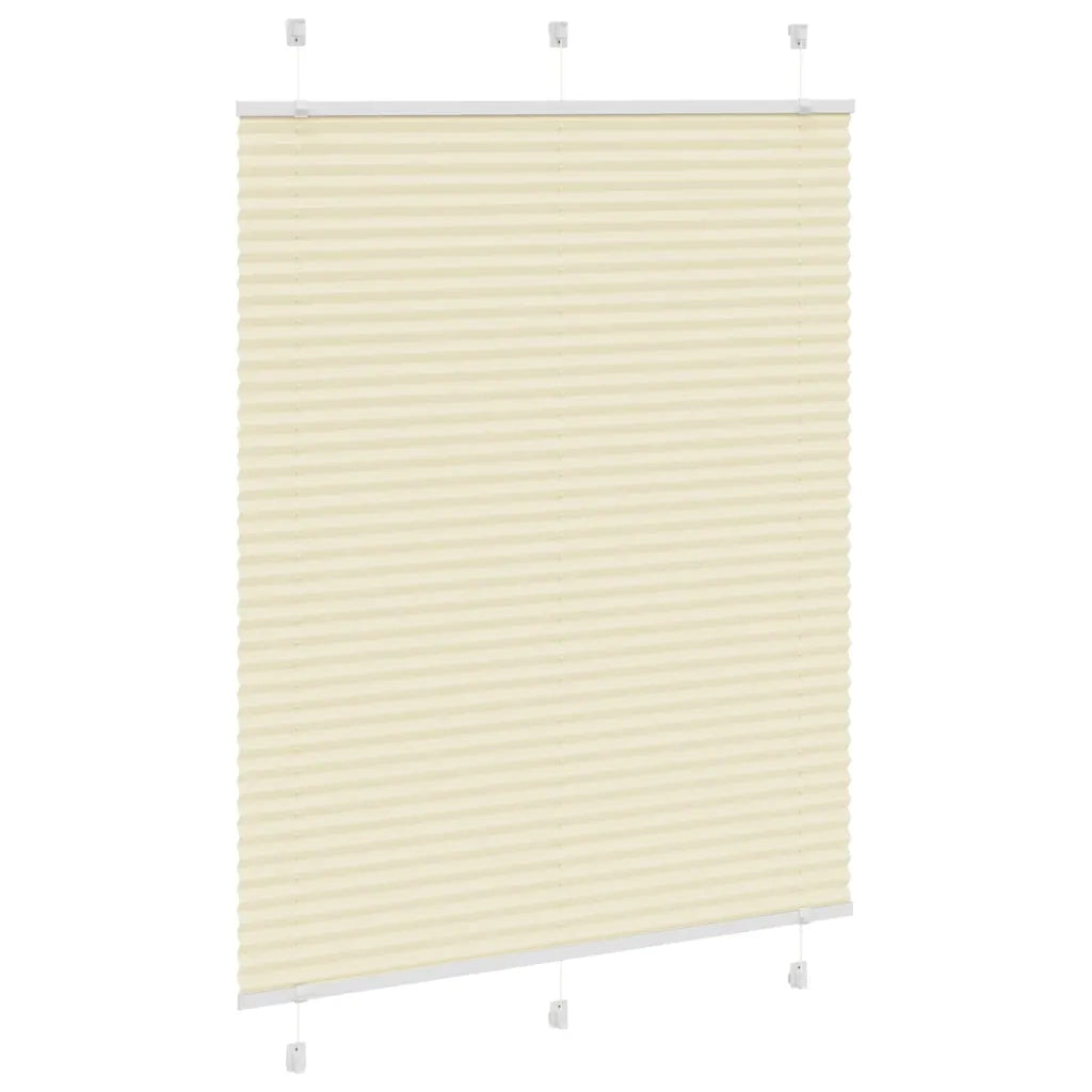 Tenda Plissettata Crema 105x150 cm Larghezza Tessuto 104,4 cm 4015297