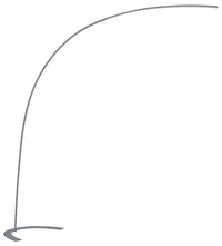 Piantana da Interno a LED in Metallo Titanio