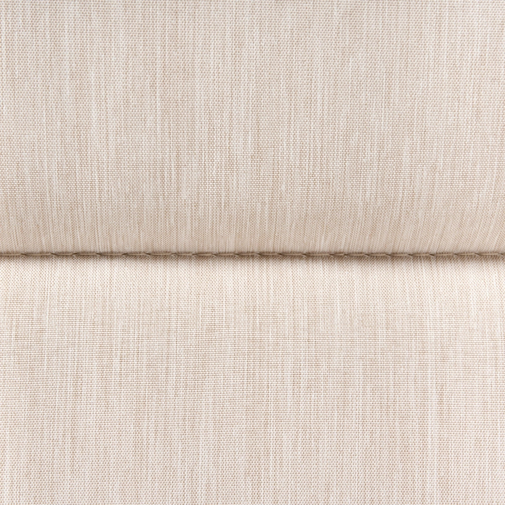 Cuscino per lettino prendisole Beige chiaro in poliestere resistente ai raggi UV con lacci e cuscino poggiatesta spesso