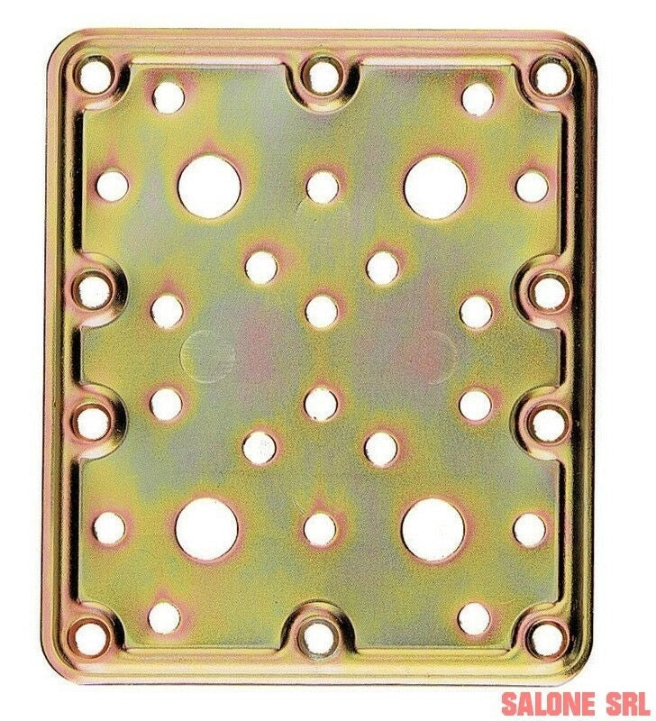 PIASTRA ACCIAIO 20 PZ.PER FISSAGGIO TRAVI LEGNO  100X200