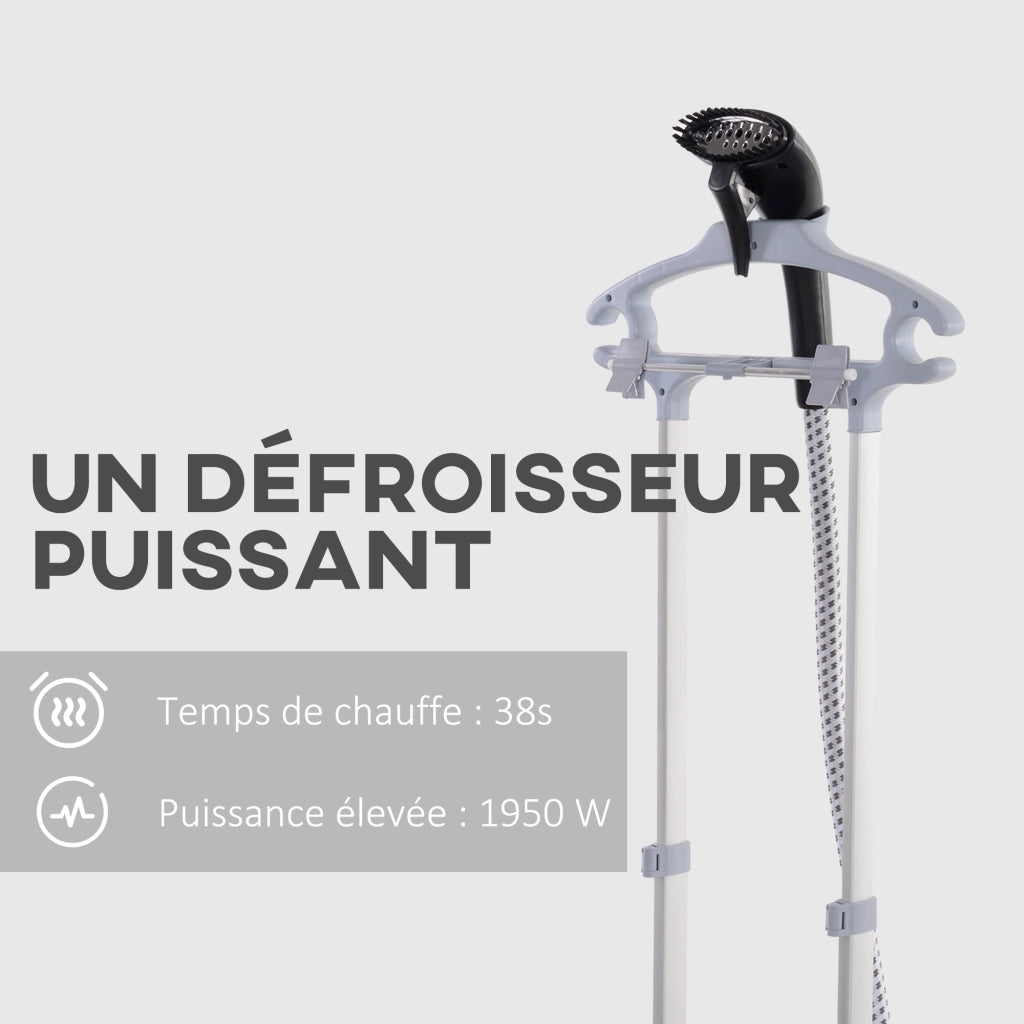 Stira a Vapore 1950W 32g/min ¨C zephmum ¨C Nero, 2L