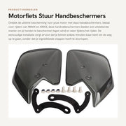 Protezioni manubrio per motocicletta - Installazione facile - Compatibile con NMAX/XMAX - Alta resistenza - Materiale PC - Qualità affidabile - Protezioni manubrio motociclistico