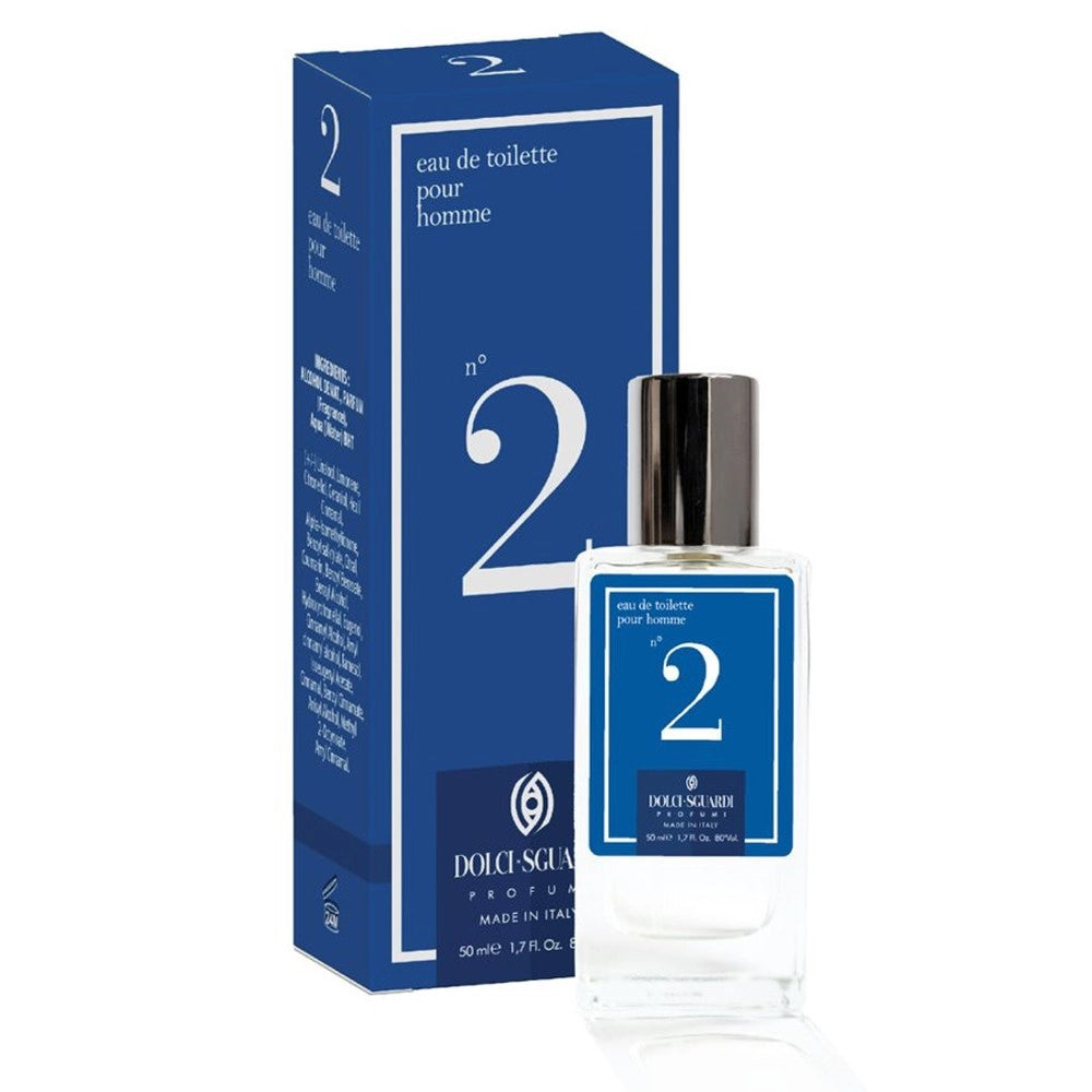 Trade Shop - Profumo Corpo Eau De Toilette Per Uomo N°2 Da 50 Ml Fragranza Speziata Legnosa 005595 -