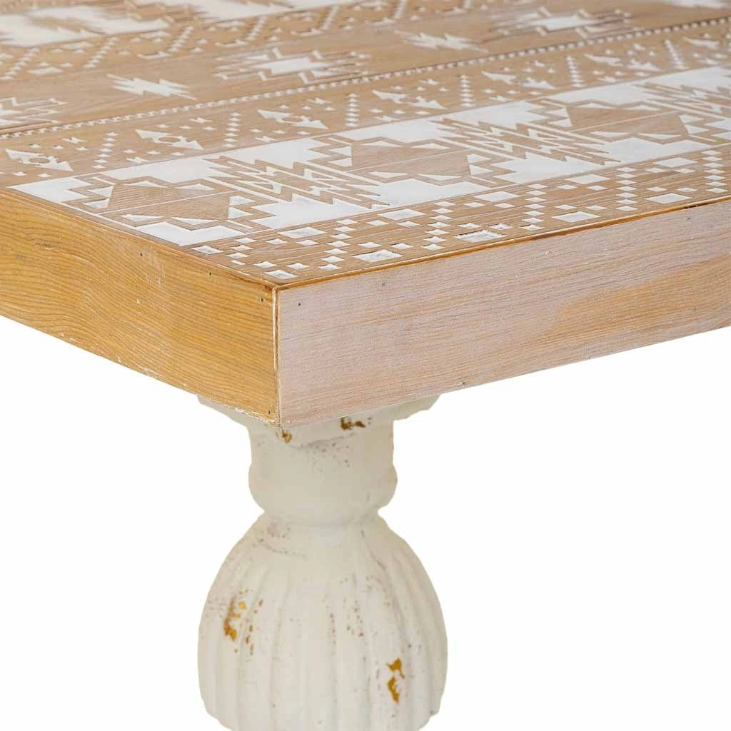 Tavolino da ingresso in legno marrone 150x80x72h cm