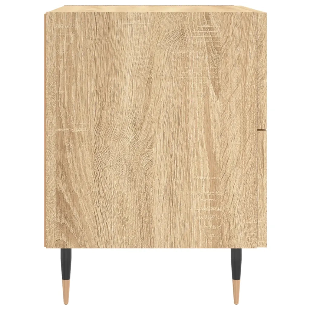 vidaXL Comodino Rovere Sonoma 40x35x47,5 cm in Legno Multistrato
