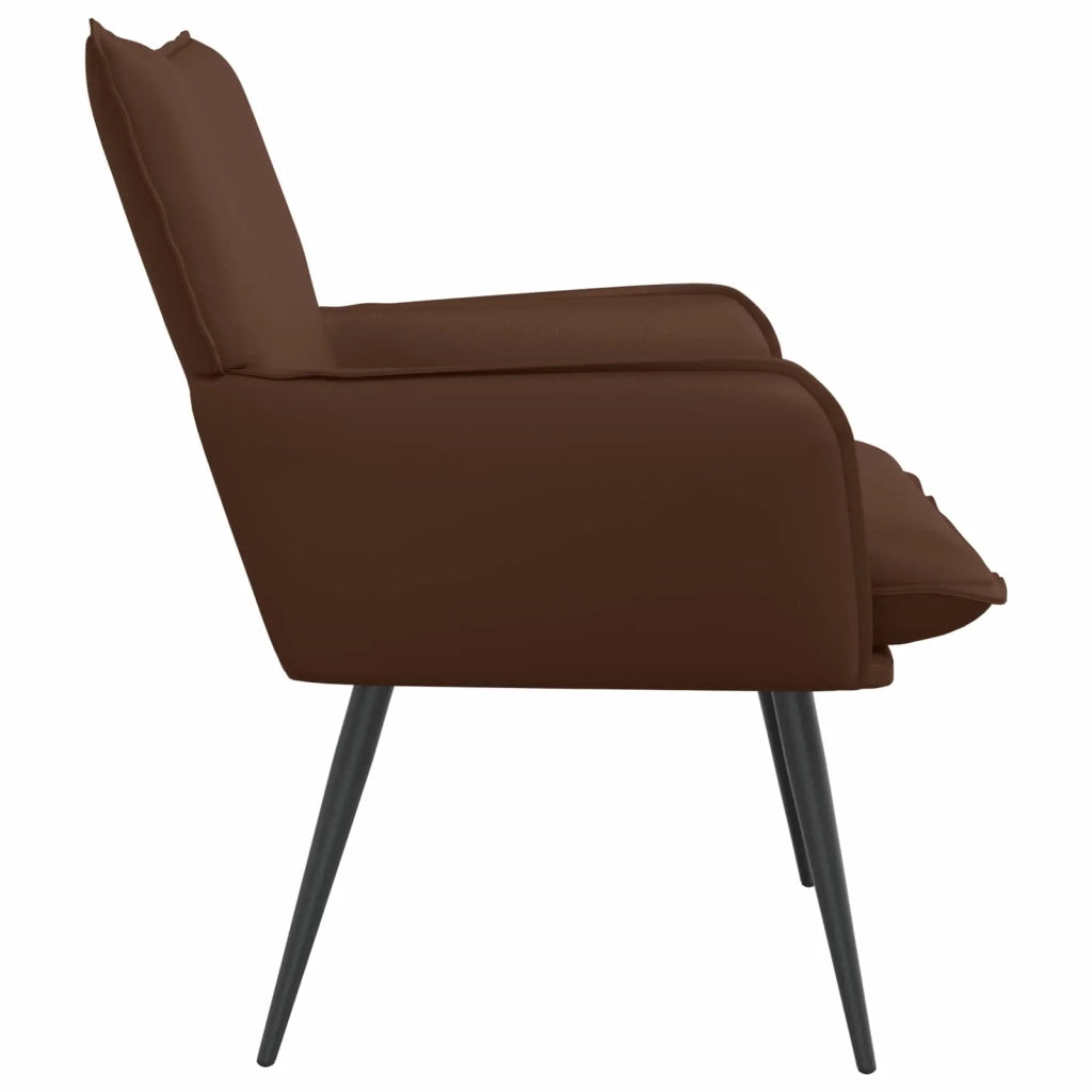 Poltrona Marrone Similpelle 42047737