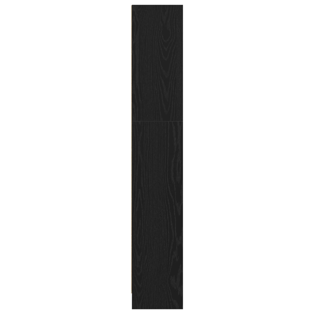 Libreria in Rovere Nero - 60 x 24 x 143 cm - Realizzata in Legno Ingegnerizzato