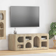 Mobile TV Rovere Sonoma 100 x 35 x 40 cm Legno multistrato 891266