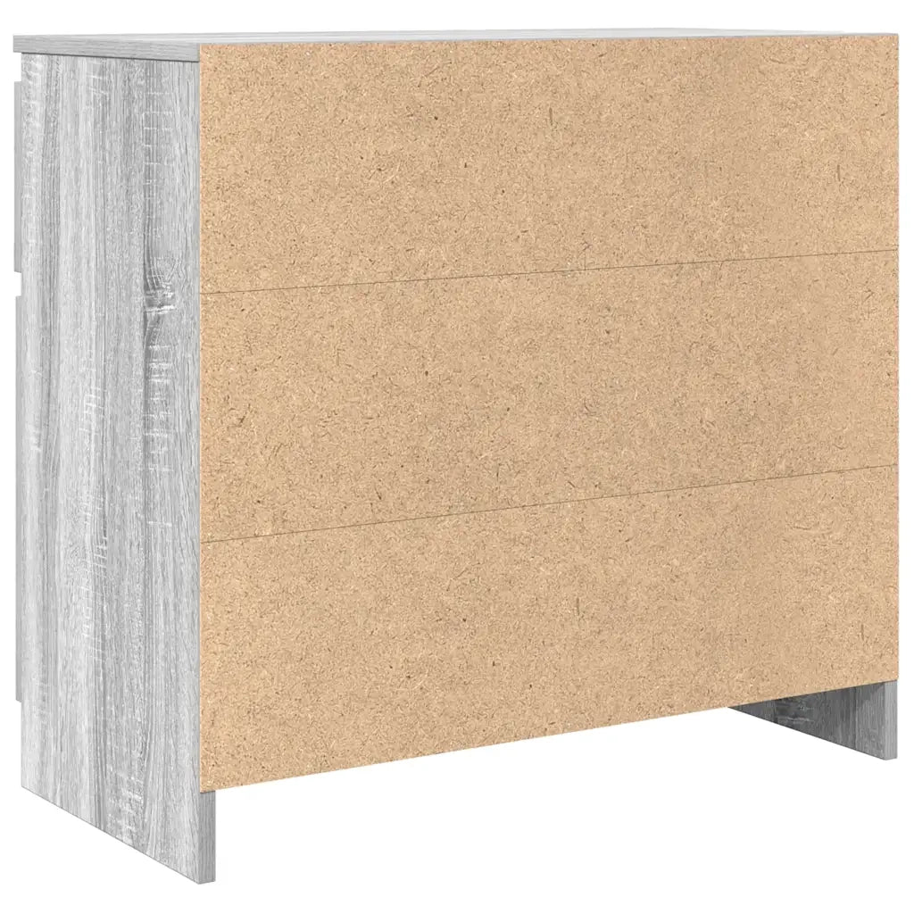 Credenza con Cassetto Grigio Sonoma 71x35x65 cm in Truciolato