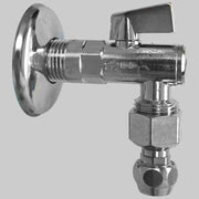 RUBINETTO FILTRO SOTTOLAVABO 1907 A SFERA CON SNODO  1/2x10 c/rosetta     EUROTERMO