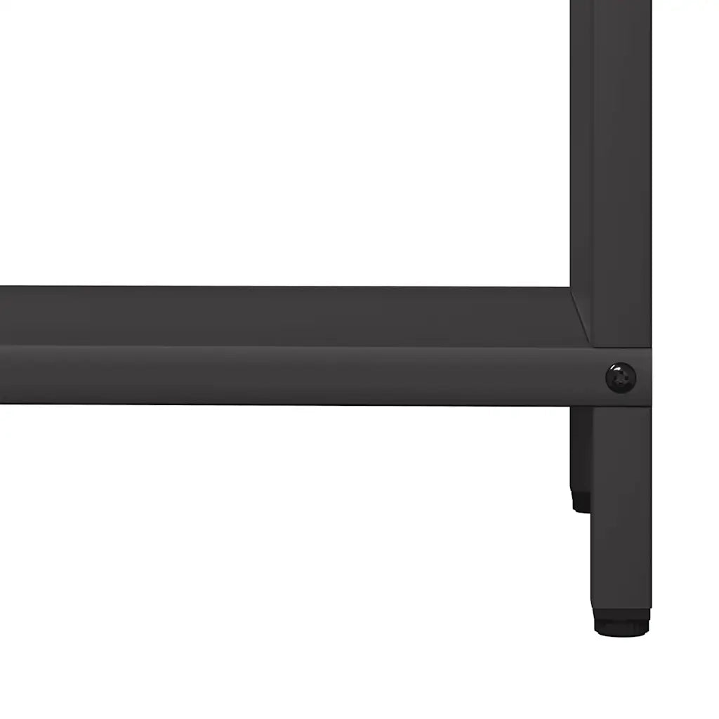 Rastrelliera per Legna da Ardere Nera 60x25x90 cm CFW6386607