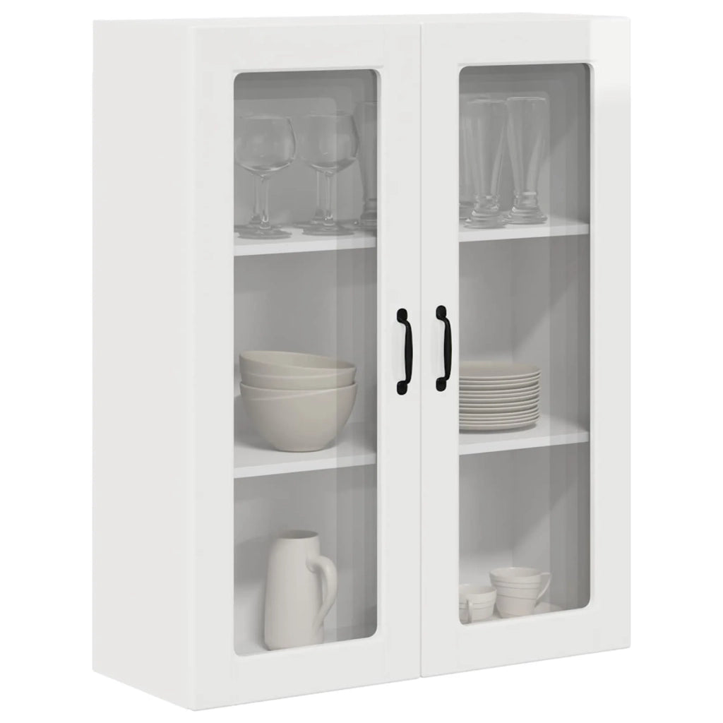 Mobile da cucina con lo scaffale-Armadio da cucina Bianco Lucido 80 x 31 x 100 cm 467980