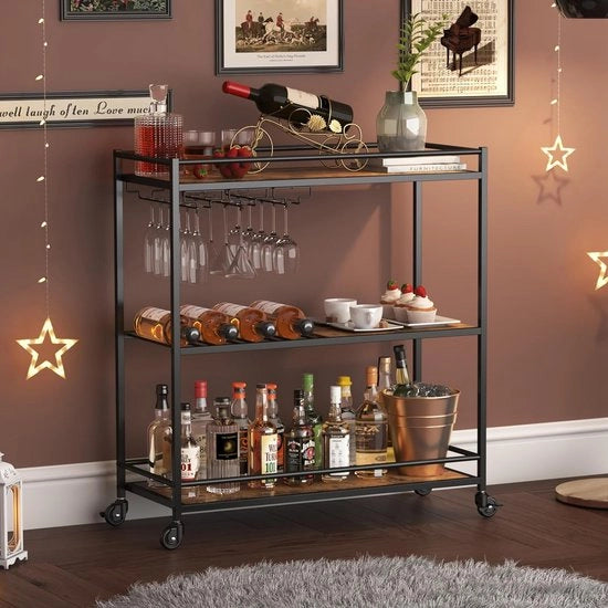 Scaffale da vino, contenitore per bottiglie / supporto per bottiglie, per cucina, bar, sala da pranzo, soggiorno
