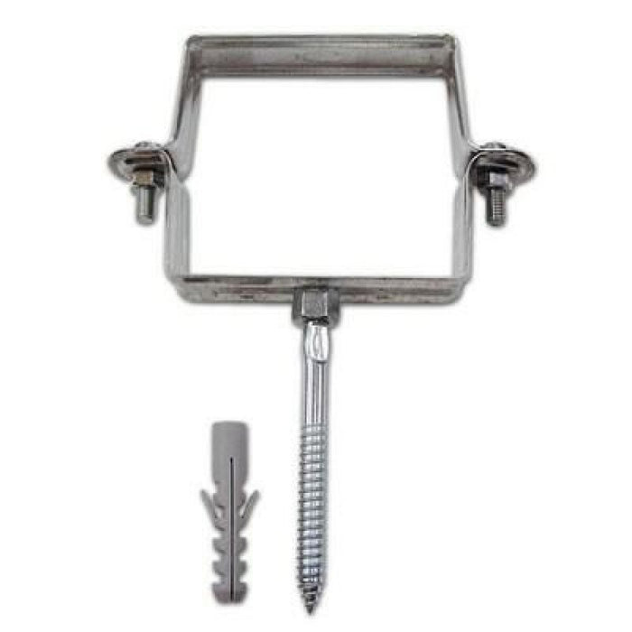 Collare zincato quadrato con tas sello testa di moro 100x100 b01l