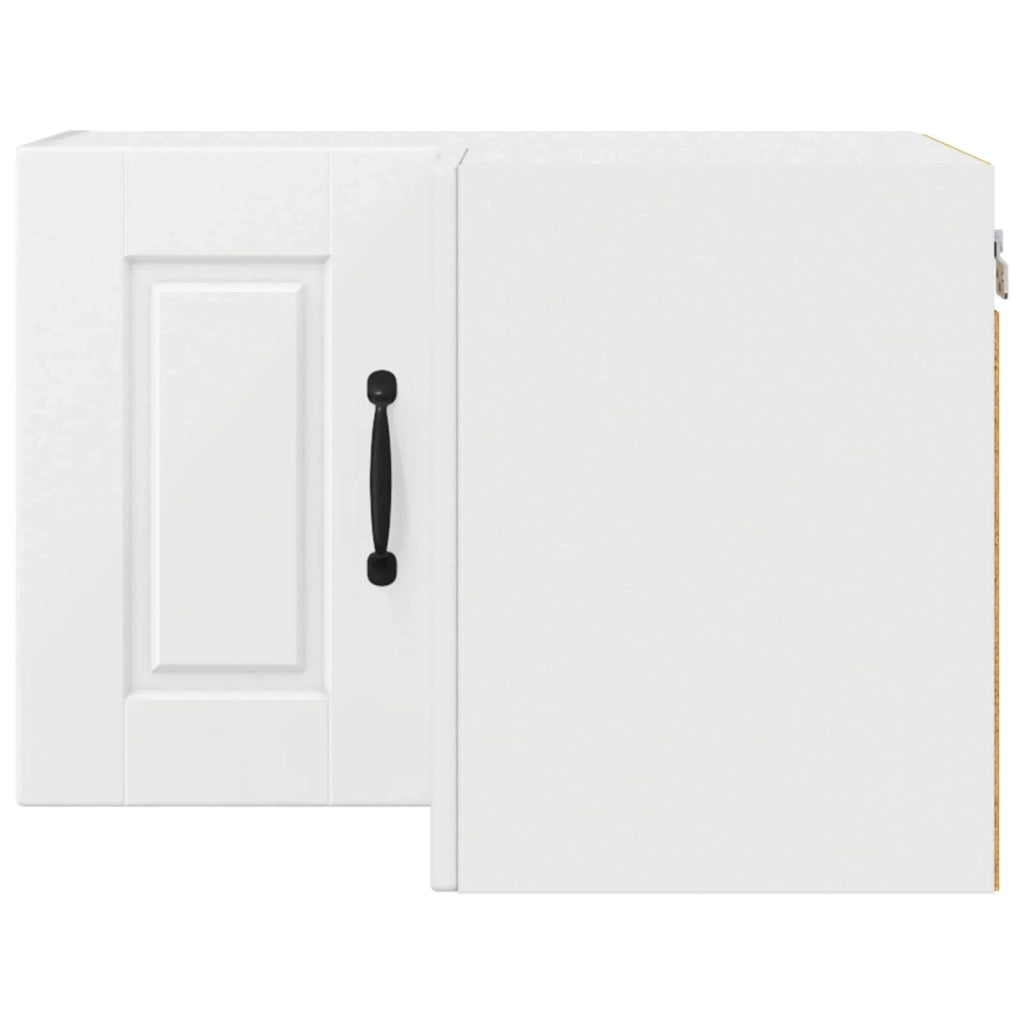 Mobile da cucina moderno da parete 57 x 57 x 40 cm pratico contenitore stile trendy legno ingegnerizzato bianco 02_0054299