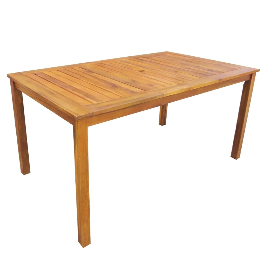 Set da Pranzo da Giardino 5 pz in Legno Massello di Acacia 42622