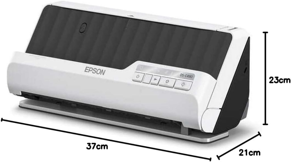 Scanner DS-C490 Scansione di Alta Precisione per Documenti e Foto, Velocità Rapida di Scansione, Connessione Wireless, Facile da Usare e Ottimizzato per la Gestione dei Documenti