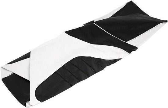 Cappotto per sella acqua resistente per motocicletta in nero e bianco - compatibile con Yamaha - protezione da pioggia