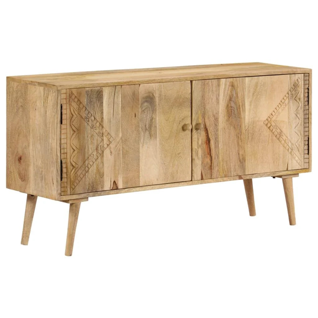 Buffet credenza mobiletto consolle mobile contenitore legno massello di mango 120 cm 4402047