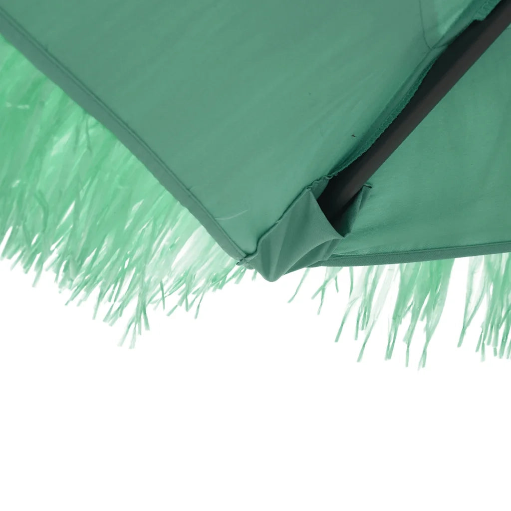 Ombrellone da Giardino con Palo in Acciaio Verde 268x268x226 cm 4005103