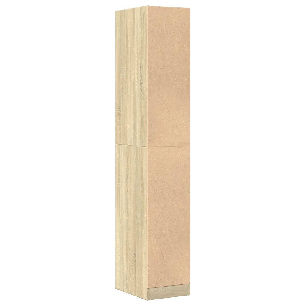 Armadietto da Farmacia Rovere Sonoma 30x41x174,5 cm Truciolato