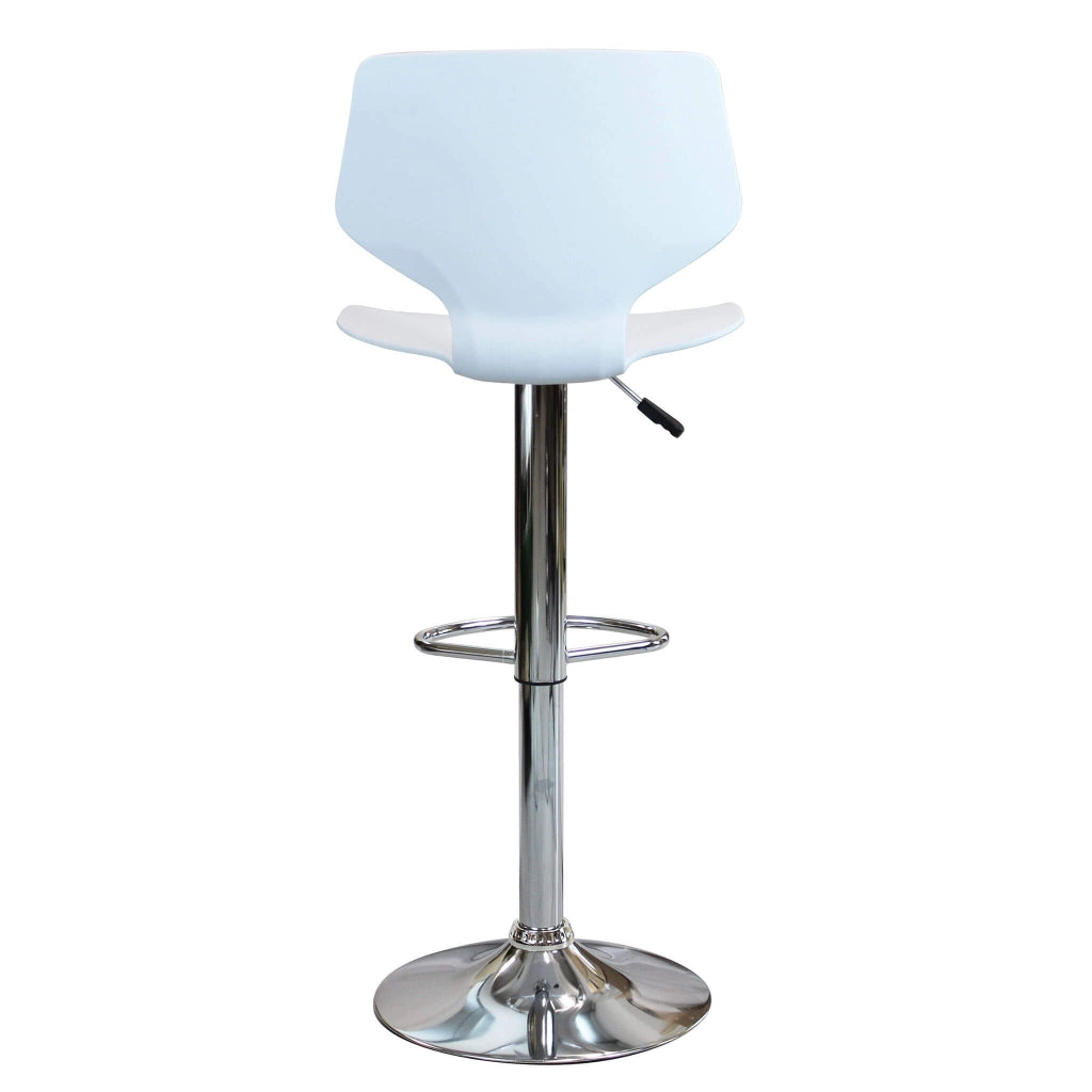 Sgabello Moderno per Sala da Pranzo in Plastica Metallo cm 40x45x78 - FORREST