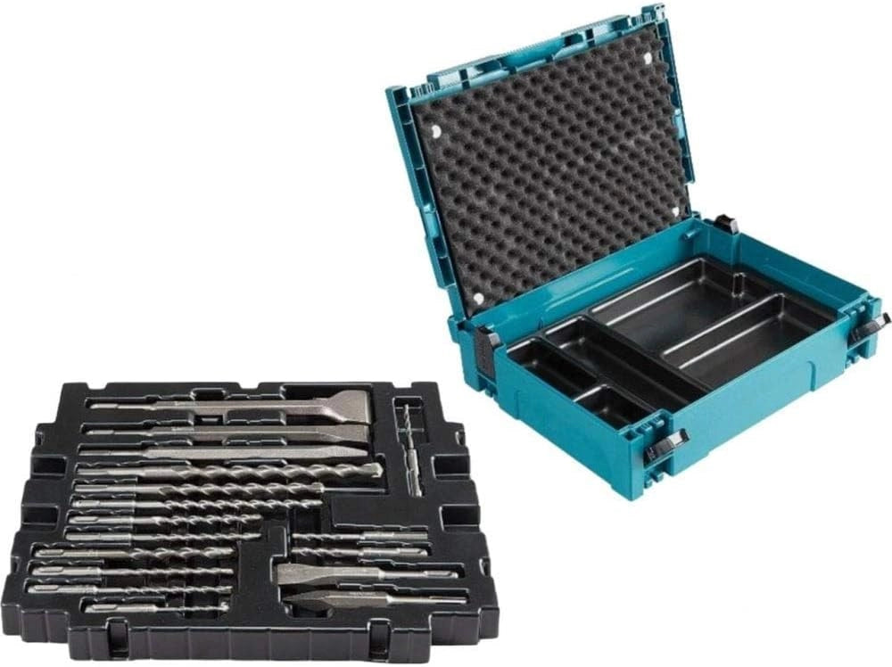 Makita B-52059 Set Makpac SDS-Plus, 17 pezzi