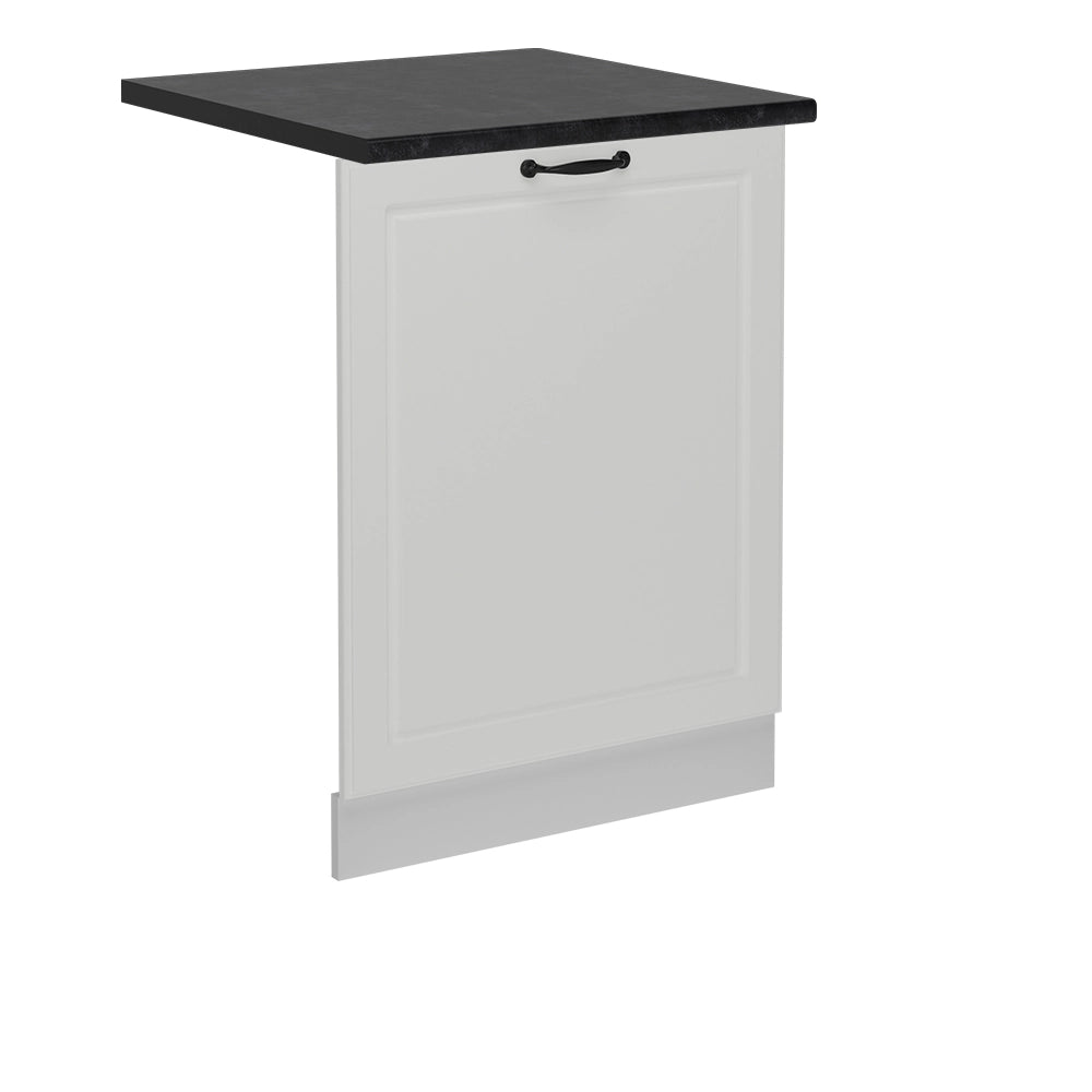 Pannello frontale della lavastoviglie R-Line Bianco rustico/Bianco 60 cm, PL Antracite Vicco