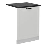Pannello frontale della lavastoviglie R-Line Bianco rustico/Bianco 60 cm, PL Antracite Vicco