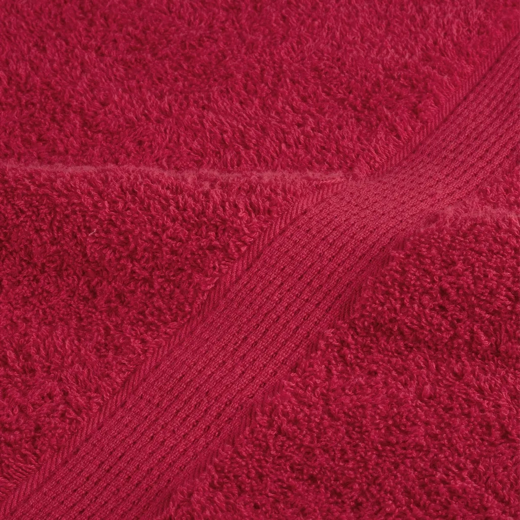 Asciugamani da Bagno SOLUND 10 pz Verdi 100x150cm 600 g/mÂ²