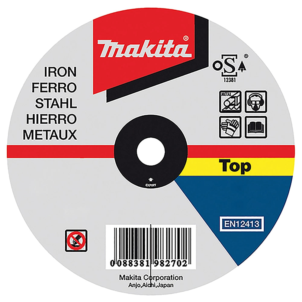 Disco abrasivo Makita diametro 125mm spessore 1mm P-53023